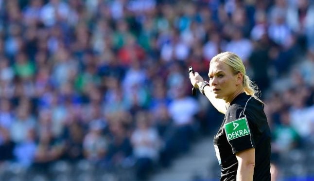 Germany’s Steinhaus becomes first female ref in Europe’s top leagues