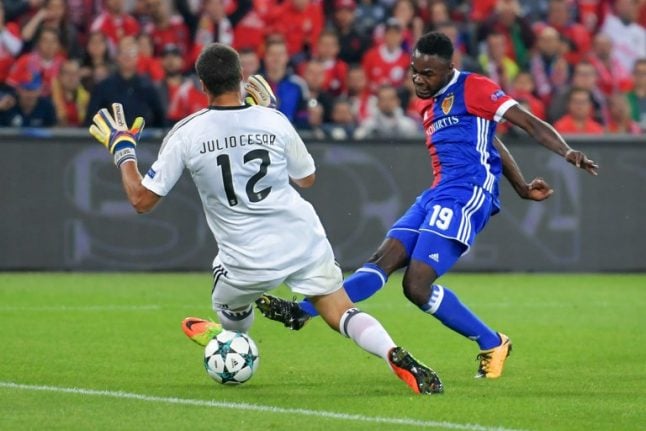 FC Basel thrash Benfica in Champions League