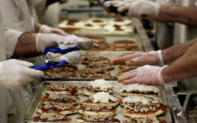 Huge fire breaks out at Italian frozen pizza factory