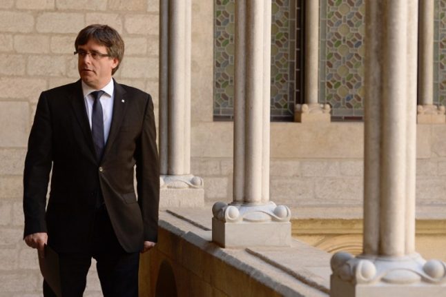 Catalan leader Carles Puigdemont could face arrest over referendum