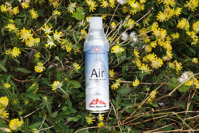Start-up targets ‘breathable air market’ with Swiss air in a can