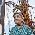 Eight-metre giant marionettes on parade in Geneva