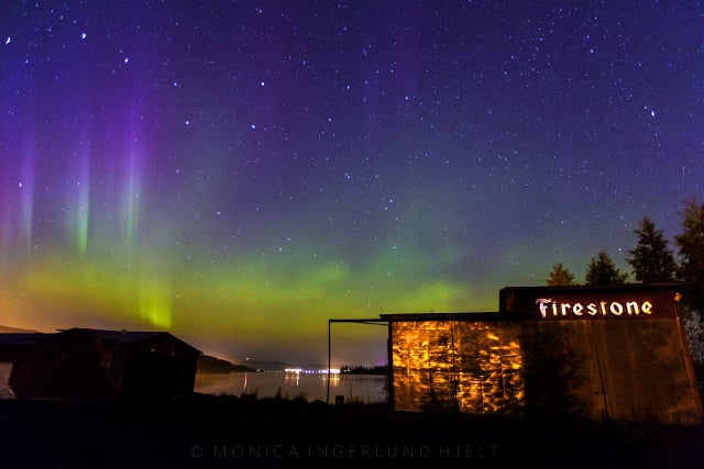 In pictures: Northern Lights dance across Swedish sky
