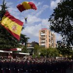 Madrid covered in blanket of Spanish flags on National Day