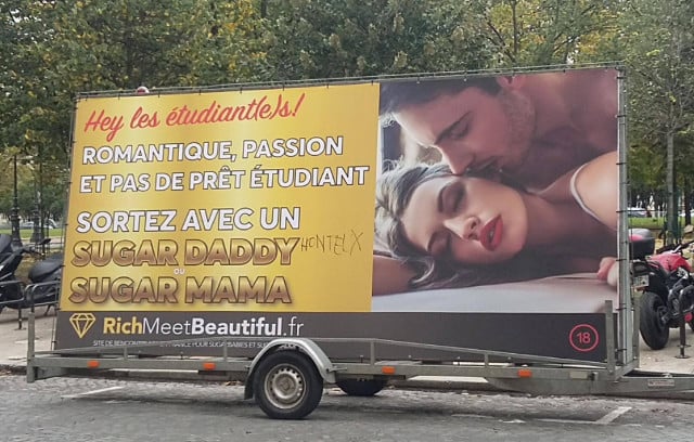 'Sugar daddies' dating site targeting hard-up Paris students sparks outrage in France