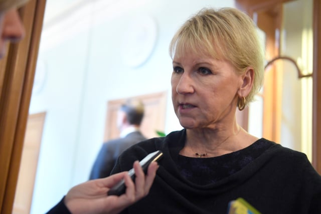 Sweden's Foreign Minister Margot Wallström calls for 'action' on sex crimes