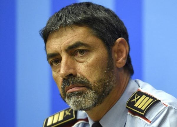 Catalan police chief investigated for alleged ‘sedition’