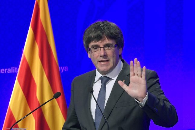 Catalan president says he will declare independence by early next week
