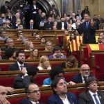 Catalan parliament passes resolution declaring independence