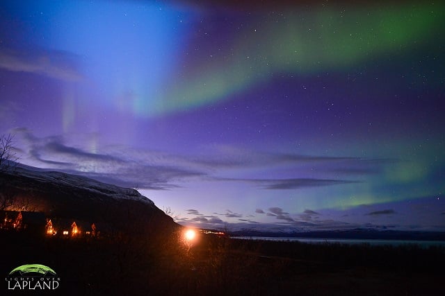Rare blue aurora over Swedish Lapland puzzles scientists