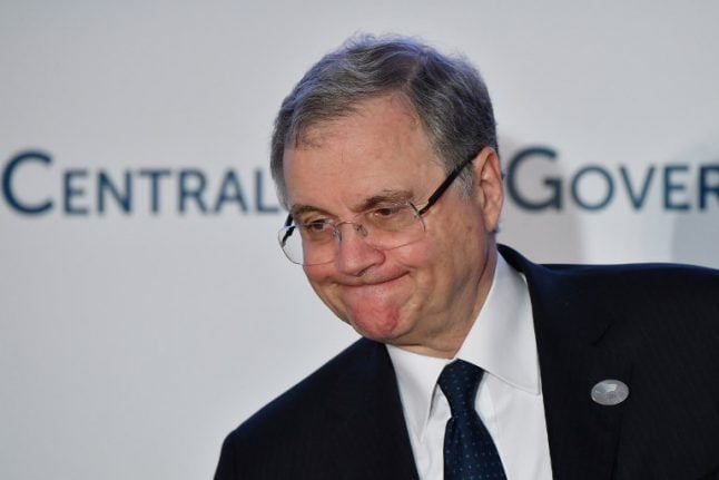 Italian central bank chief given second term amidst criticism of handling of crisis