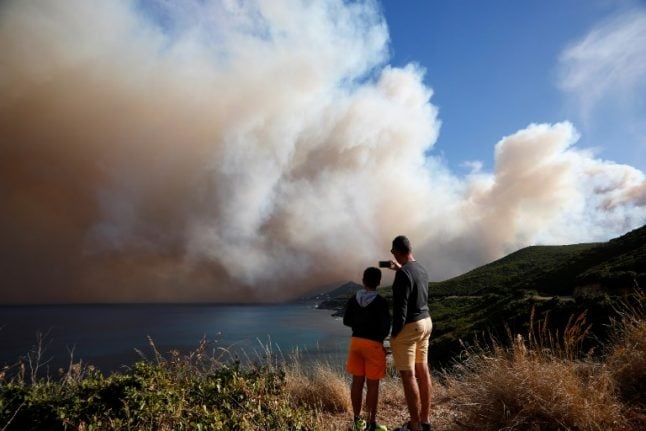 Corsica wildfire ravages 2,000 hectares of forest