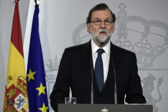Rajoy says rule of law prevailed by blocking Catalan vote
