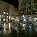 Munich locals disgruntled after Scottish football fans make mess of central square