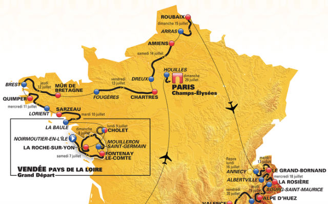 VIDEO: Discover the route for the 2018 Tour de France