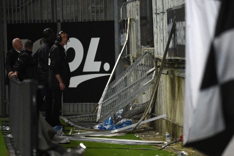 Row over French stadium accident that left 29 hurt