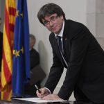 Allies press Puigdemont to lift suspension on independence declaration
