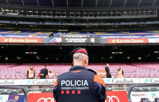 Tensions hit football as Barça match played behind closed doors