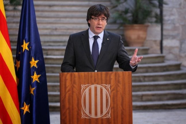 Catalan separatist leader urges ‘democratic opposition’ to Madrid takeover