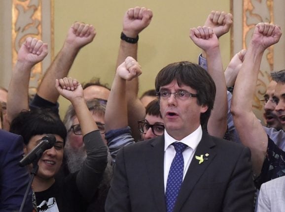 Spain says it will file rebellion charges against Catalan leader Charles Puigdemont