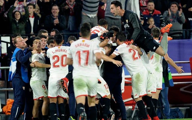 Sevilla come back from three goals down to ruin Liverpool’s party