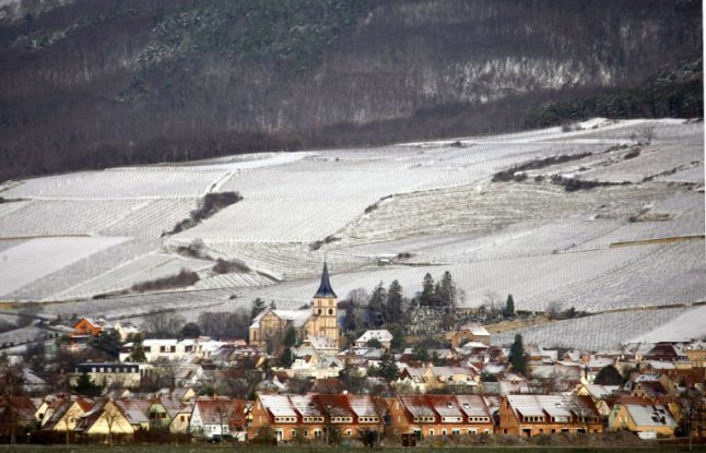 IN PICTURES: Parts of France turn into winter wonderland as first snowfall arrives