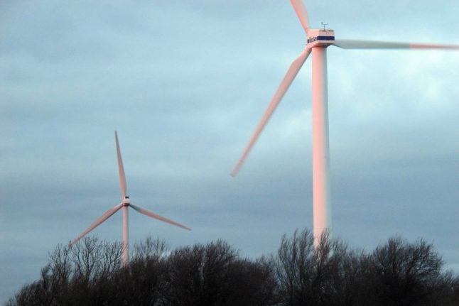 Danish wind turbine giant blown off course by cloudy outlook