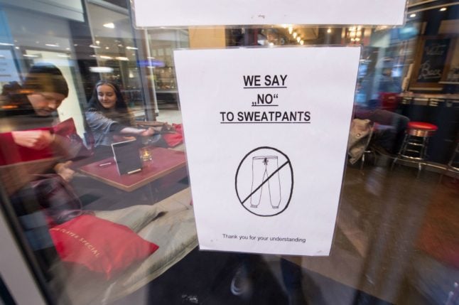 Stuttgart cafe stirs controversy by saying 'no' to sweatpants