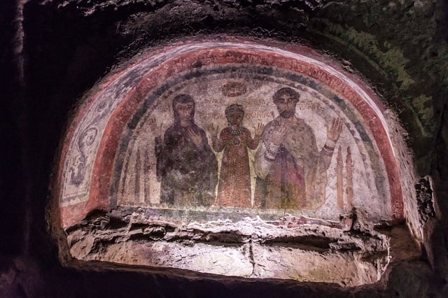 Italian ham company to fund restoration of Naples catacombs fresco