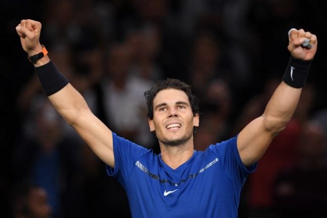 Rafael Nadal ends year on high with world number one ranking