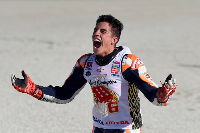 Spain's Marc Marquez joins all-time greats with fourth world title