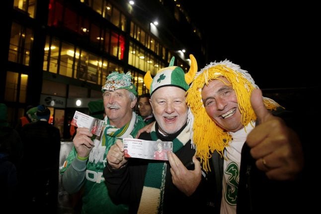 Irish football fans 'welcome to come again': Danish police after play-off