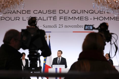 France’s Macron vows to combat ‘shameful’ violence against women
