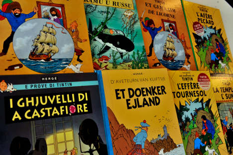 Tintin and Snowy drawing sells for €500,000
