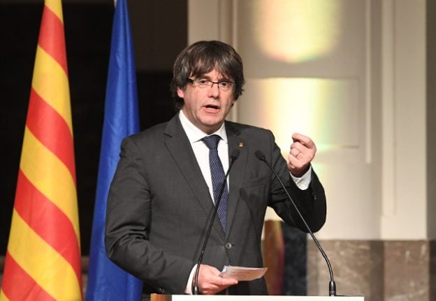 Puigdemont slams EU for backing Spanish PM Rajoy in 'coup'