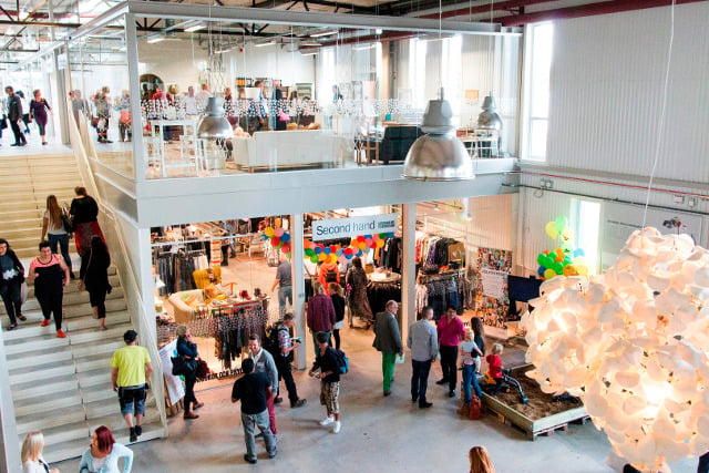 Sweden boasts first shopping mall for recyclables