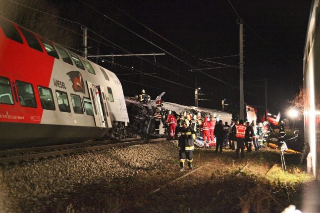 Regional trains collide in Austria, 8 injured