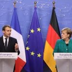 Merkel and Macron call for ‘peaceful settlement’ in eastern Ukraine