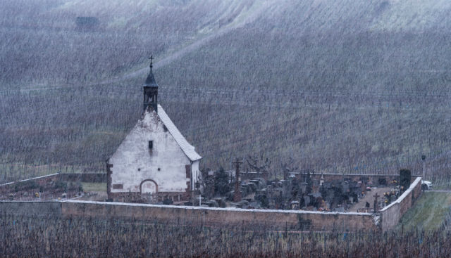 Snow and sleet forecast for parts of France including Paris region