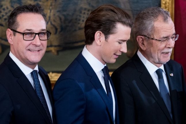 European far right jubilant as Austria's new government is sworn in