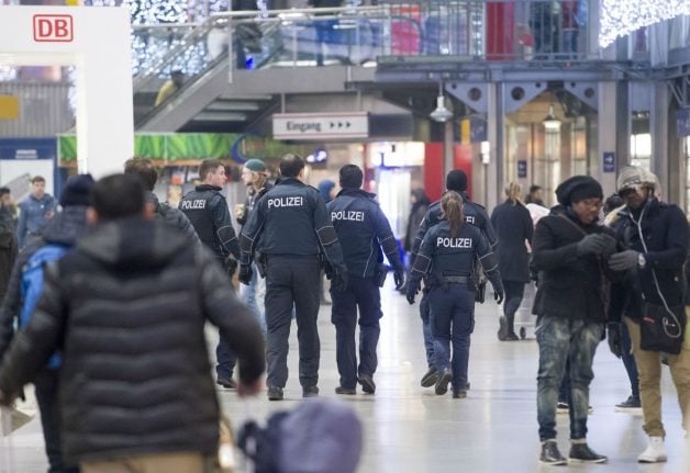 Mass brawl at Munich central station as rival football fans clash