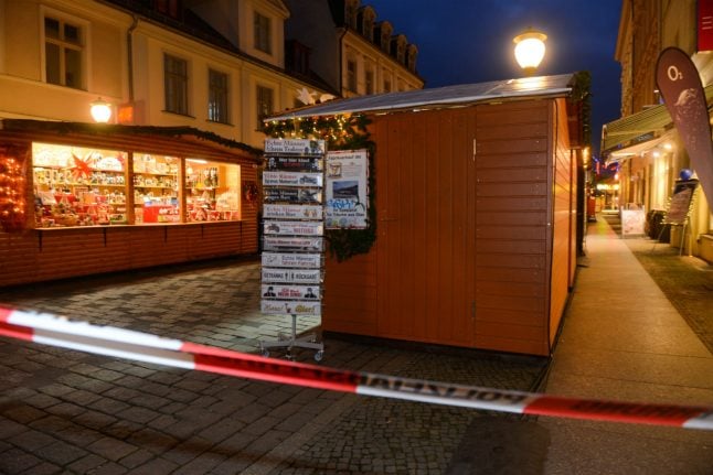 Potsdam police disarm explosive device found at Christmas market