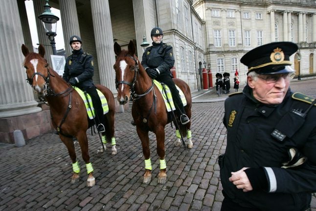 Police horses riding back to Denmark – but not for a while