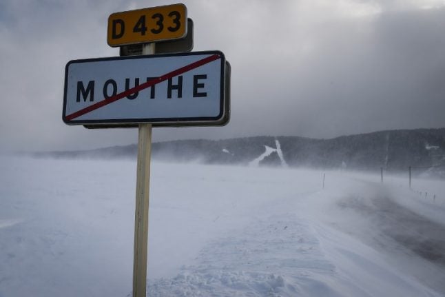 Why is Mouthe the 'coldest village in France'?