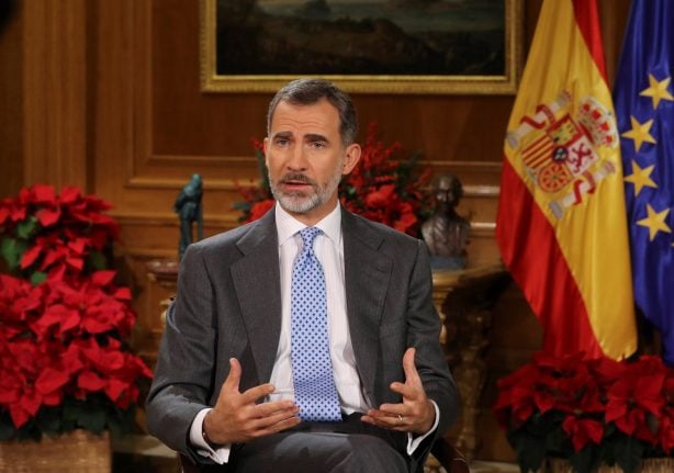 Spain's king urges Catalan lawmakers to avoid 'confrontation'