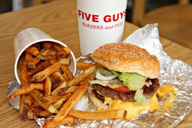 Germany's first Five Guys burger joint opens in Frankfurt