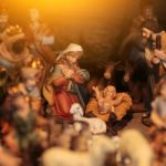 Nativity scene made of nuts, fruit peels and beans goes on display