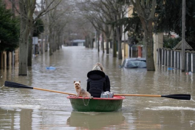 IN PICTURES: Parts of France left submerged as flood waters rise