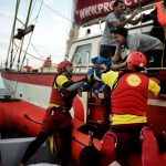 Baby dies at sea as hundreds seek to cross stormy Mediterranean