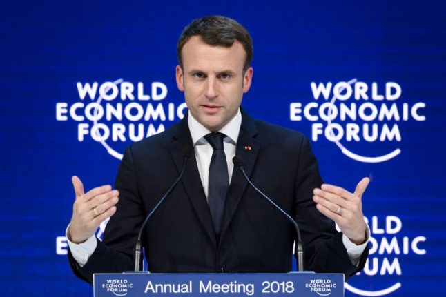 'France is back': Macron sends message to Davos elite